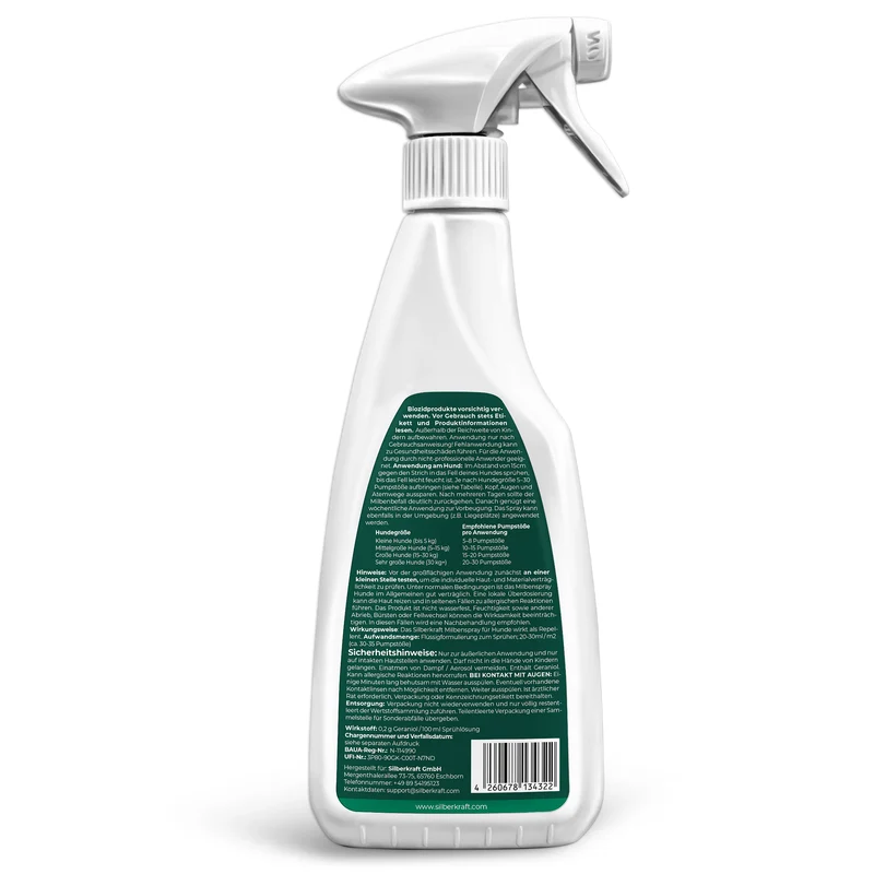 Milbenspray für Hunde
