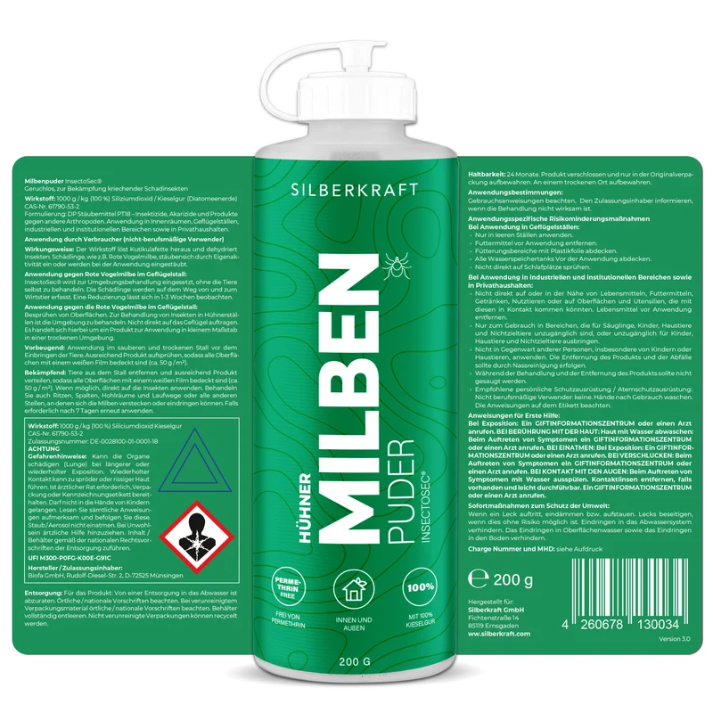 Milbenpuder Hühner