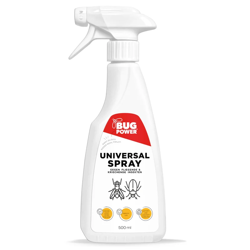 BugPower Universal Insektenspray - gegen alle kriechenden und fliegenden Insekten