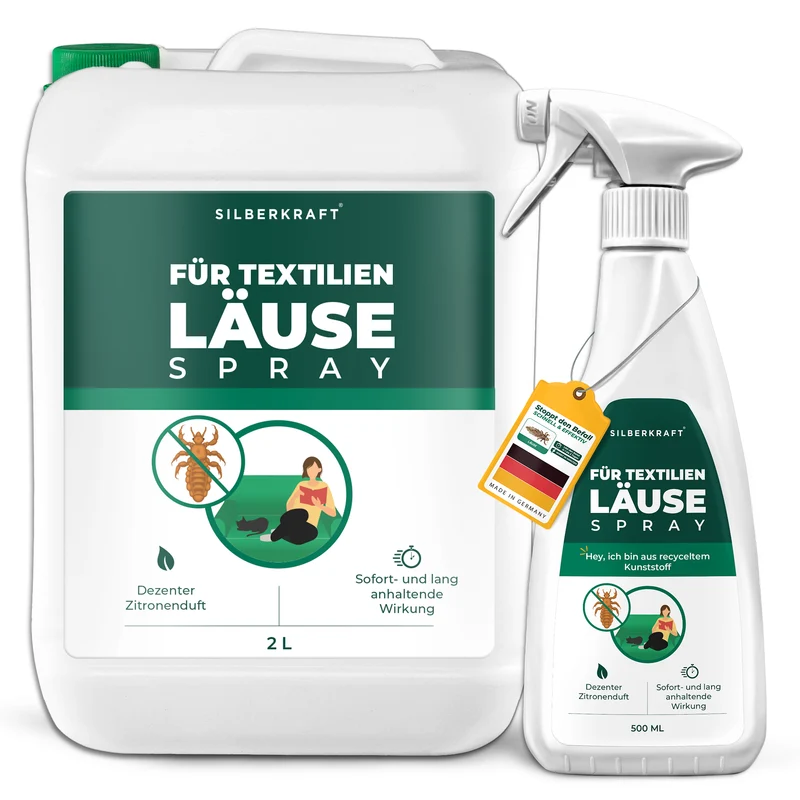 Läusespray für Textilien und Kopfläuse vorbeugen Spray