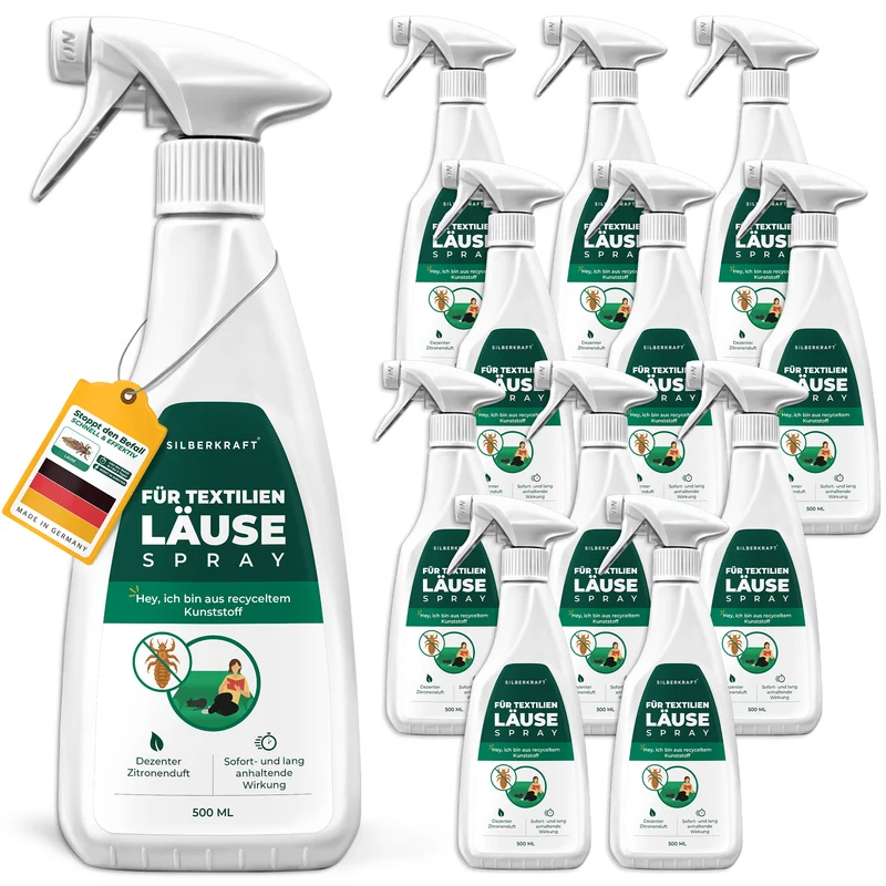 Läusespray für Textilien und Kopfläuse vorbeugen Spray