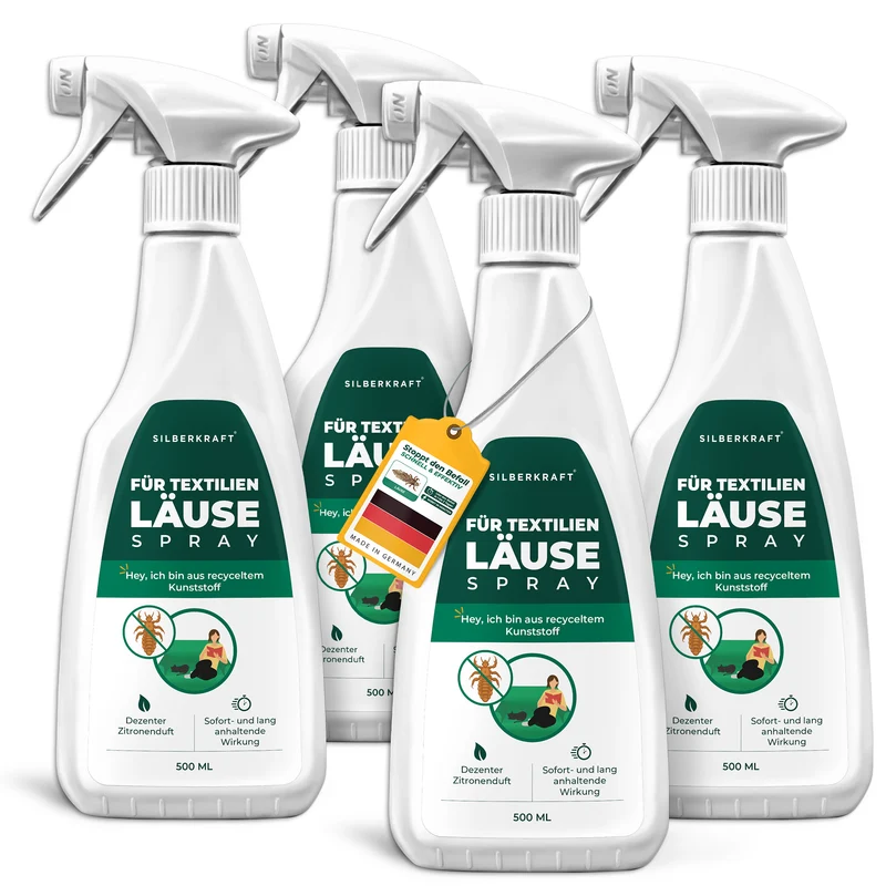 Läusespray für Textilien und Kopfläuse vorbeugen Spray
