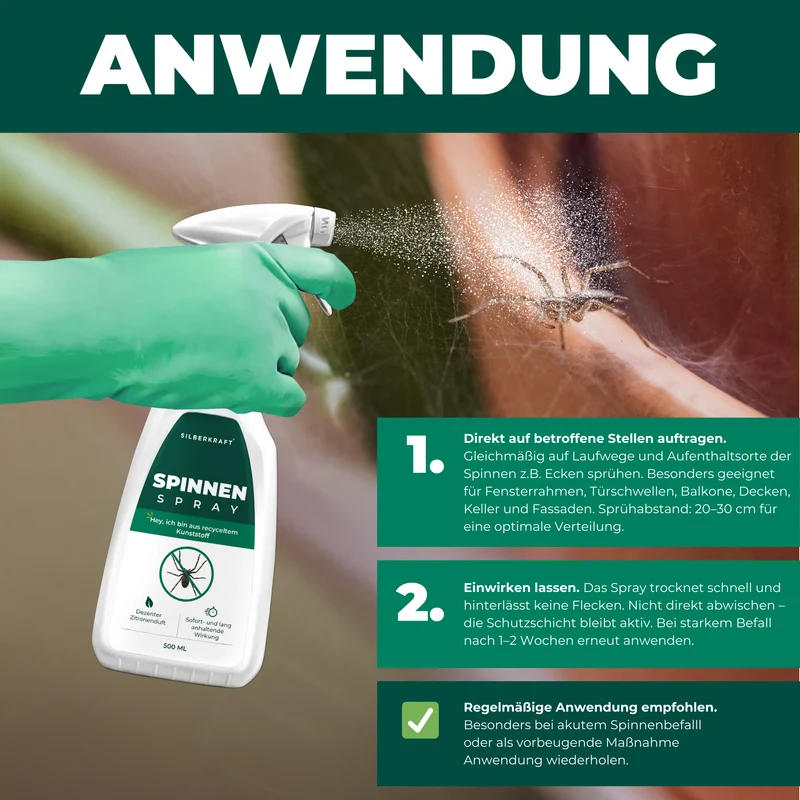 Spinnenspray - Anti Spinnen Mittel