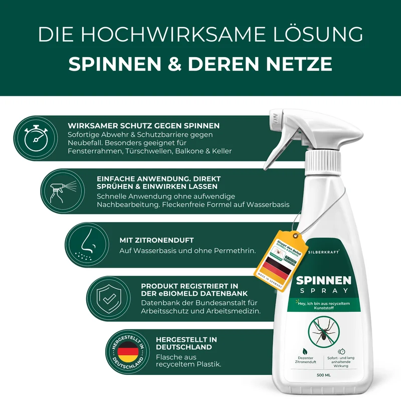 Spinnenspray - Anti Spinnen Mittel