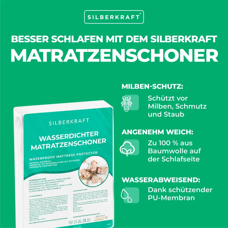 Matratzenbezug Anti-Milben Encasing Bettwäsche