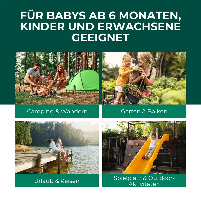 Mückenspray für Kinder & Babys ab dem 6ten Monat