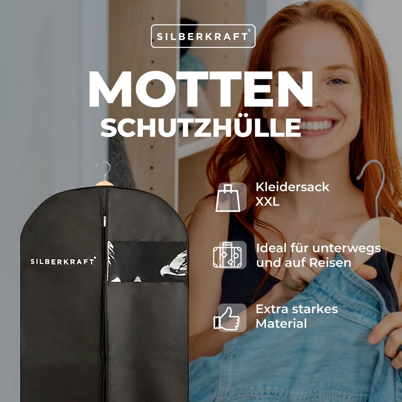 Kleidersack mit Reißverschluss