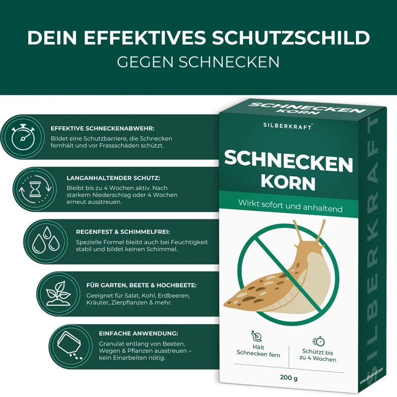 Schneckengranulat - Schneckenkorn gegen Schnecken