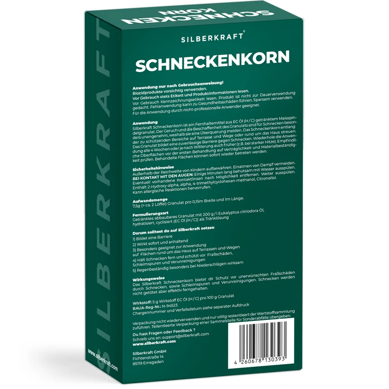 Schneckengranulat - Schneckenkorn gegen Schnecken