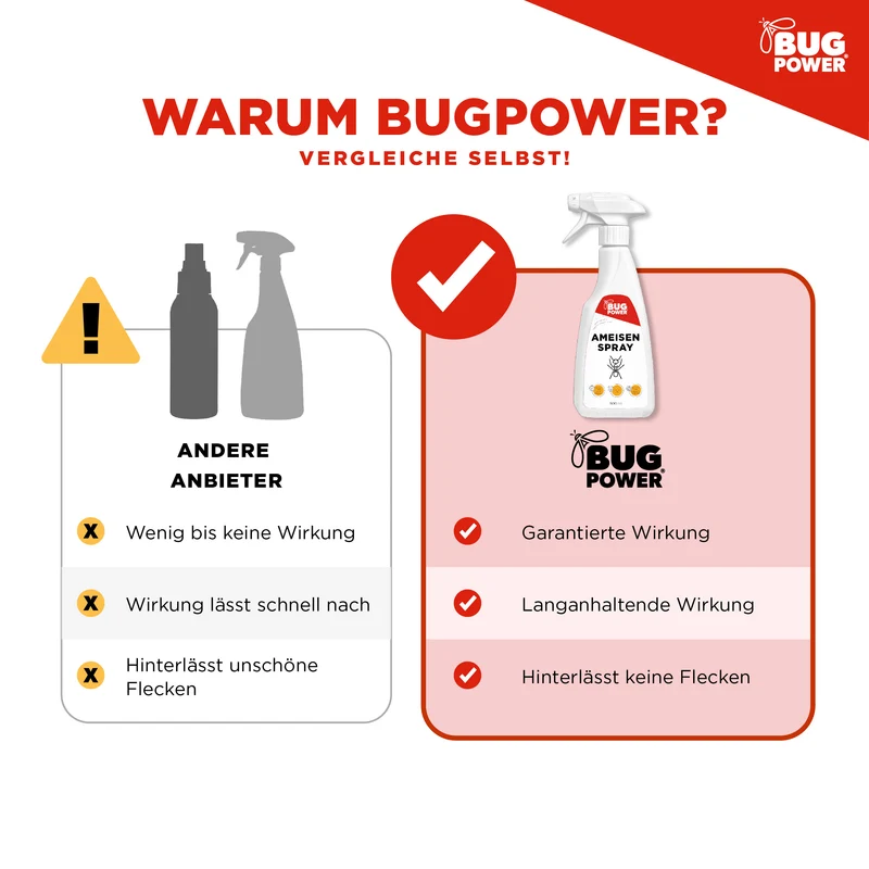 BugPower Ameisen Spray - effektiv gegen Ameisen