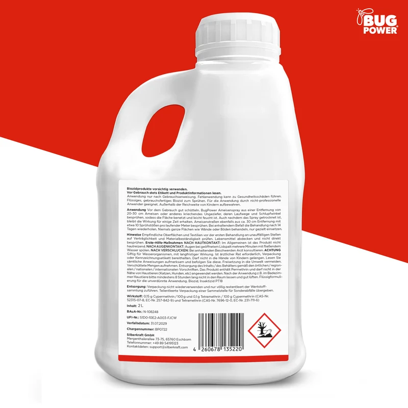 BugPower Ameisen Spray - effektiv gegen Ameisen