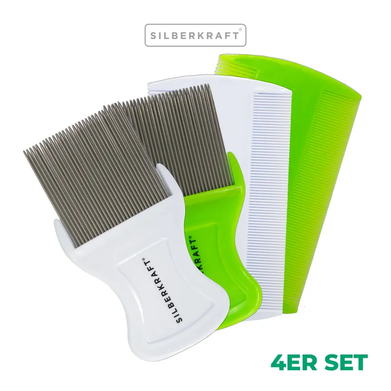 Läusekamm 4er Set