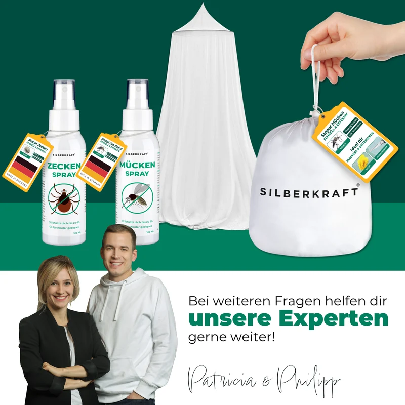 Moskitonetz mit Haken fürs Bett, Reisen, Outdoor und Camping