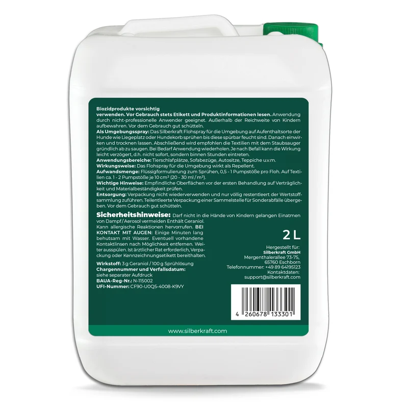 Flohspray für die Umgebung