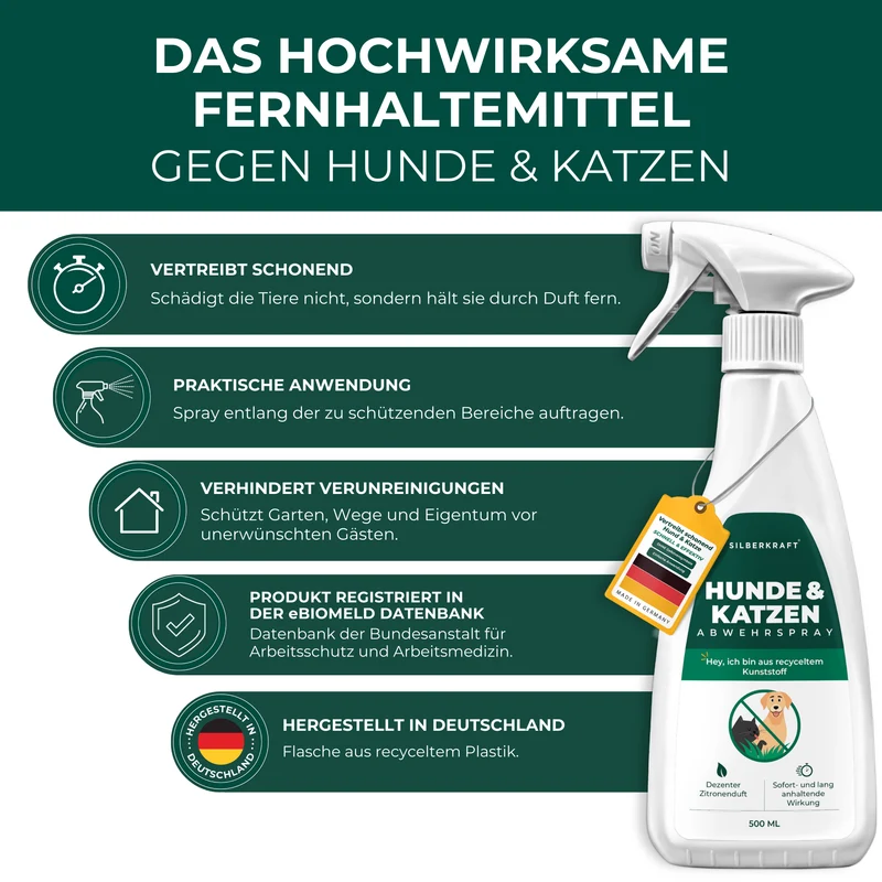 Hunde- und Katzenabwehrspray
