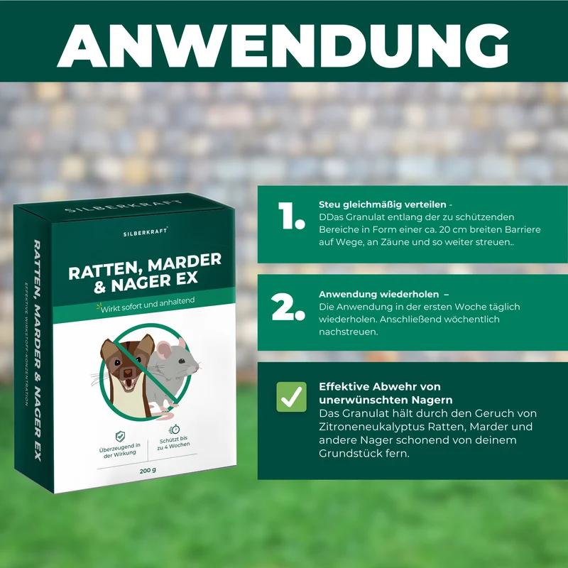 Ratten, Marder & Nager Ex Granulat