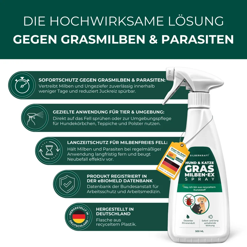 Grasmilben Ex Hund & Katze