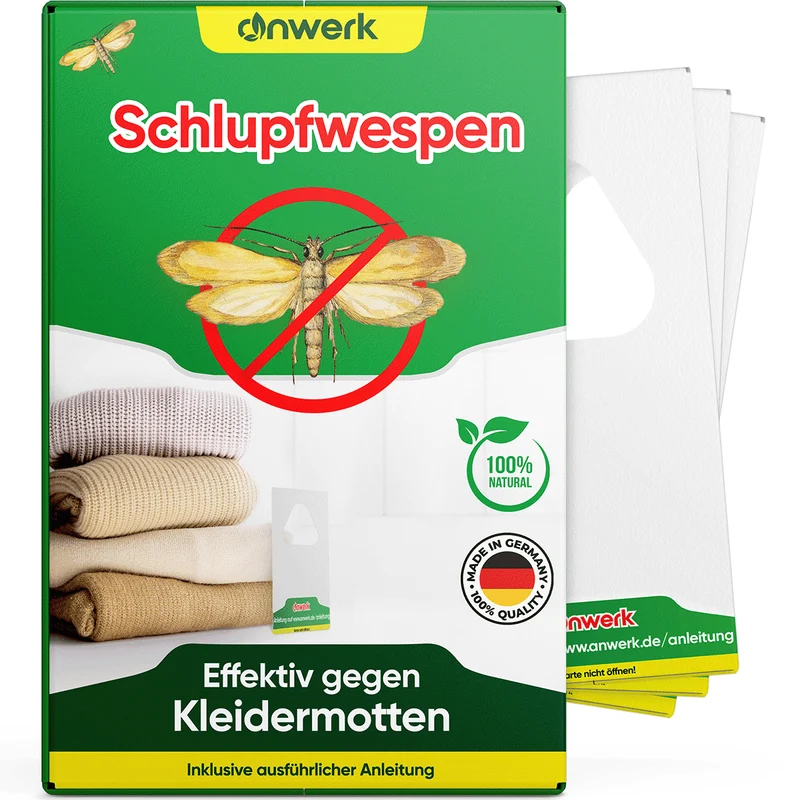 Schlupfwespen gegen Kleidermotten