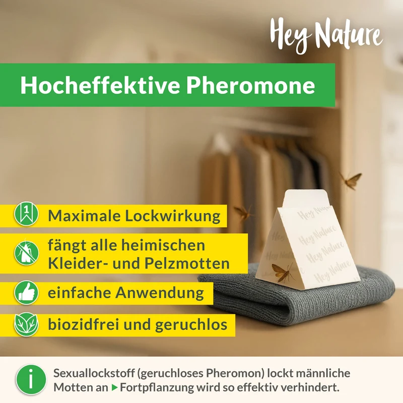 Mottenfalle gegen Kleidermotten