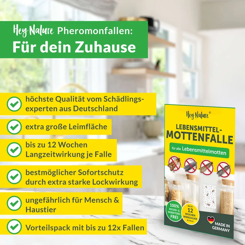 Mottenfalle gegen Lebensmittelmotten