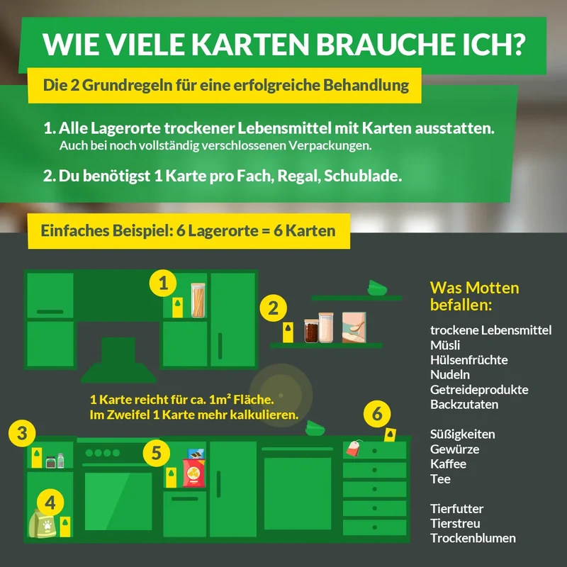 Schlupfwespen gegen Lebensmittelmotten