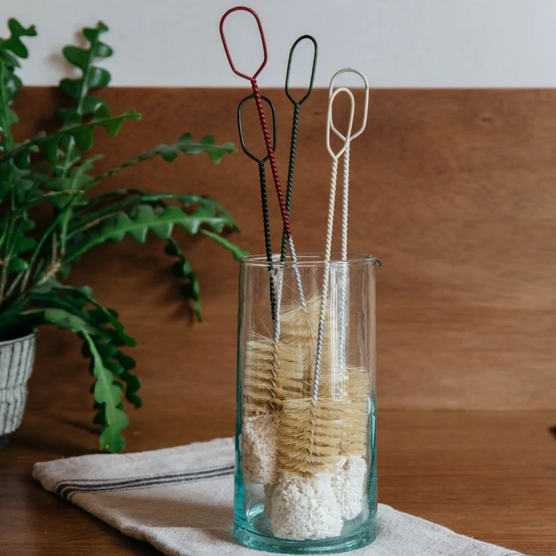 Champagne flute cleaning brush