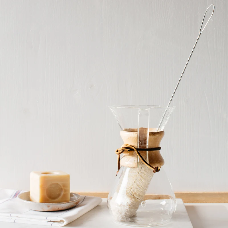 Wine carafe brush