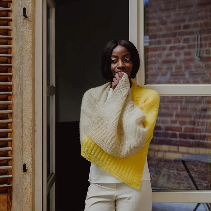 STRICKANLEITUNG | STOLA MANDISA