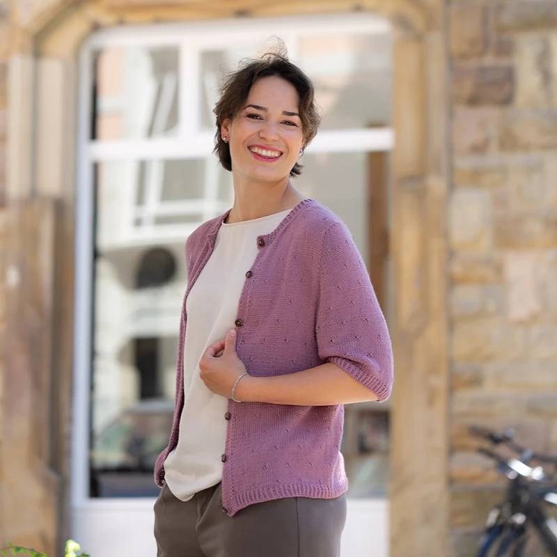 STRICKANLEITUNG | BUTTON BLOUSE