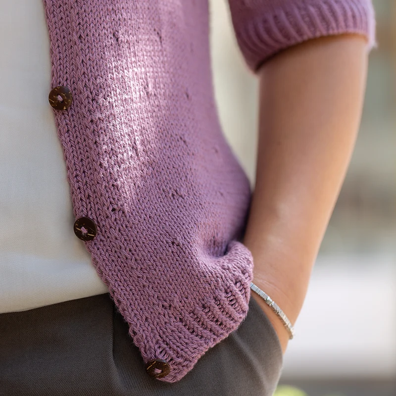 STRICKANLEITUNG | BUTTON BLOUSE