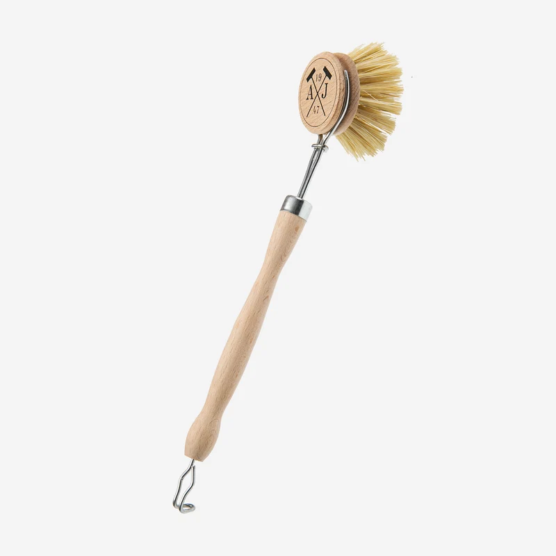 Dish brush with replaceable head