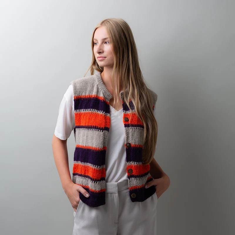 STRICKANLEITUNG | SLIPPED COLOR VEST