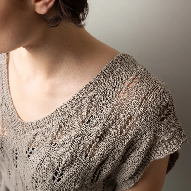 STRICKANLEITUNG | T-SHIRT ASPEN LEAF