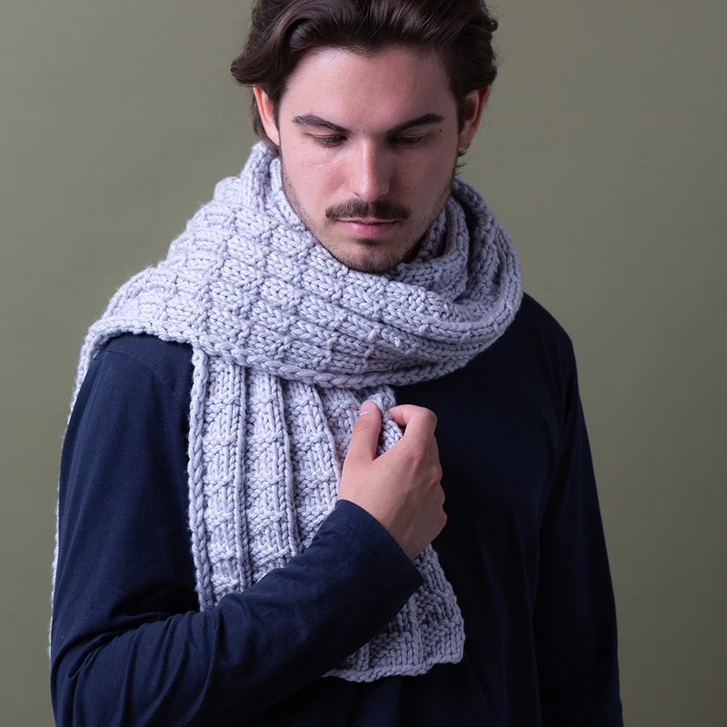 STRICKANLEITUNG | SCHAL GRAPHIC VOLUME