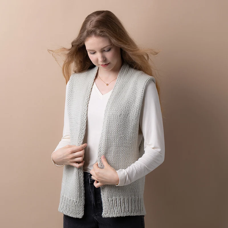 STRICKANLEITUNG | WESTE STRAIGHT CUT