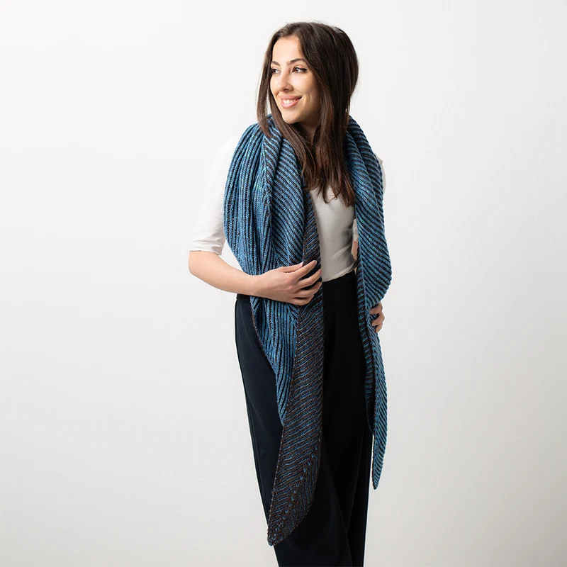 STRICKANLEITUNG | STOLA TWISTED TRAPEZE