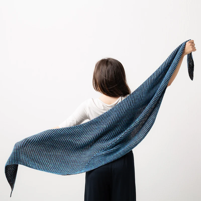 STRICKANLEITUNG | STOLA TWISTED TRAPEZE