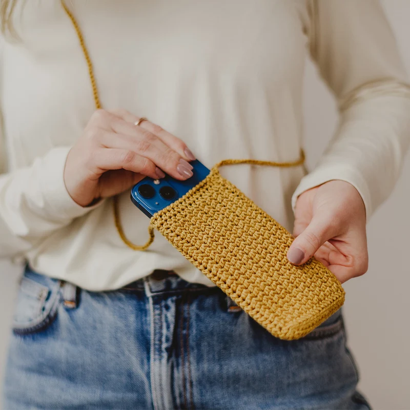 HÄKELANLEITUNG | HANDYTASCHE GAN
