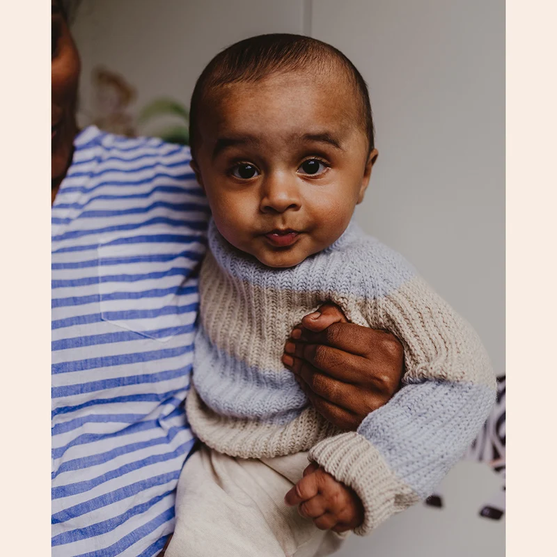 STRICKANLEITUNG | BABY PULLOVER PEPITO