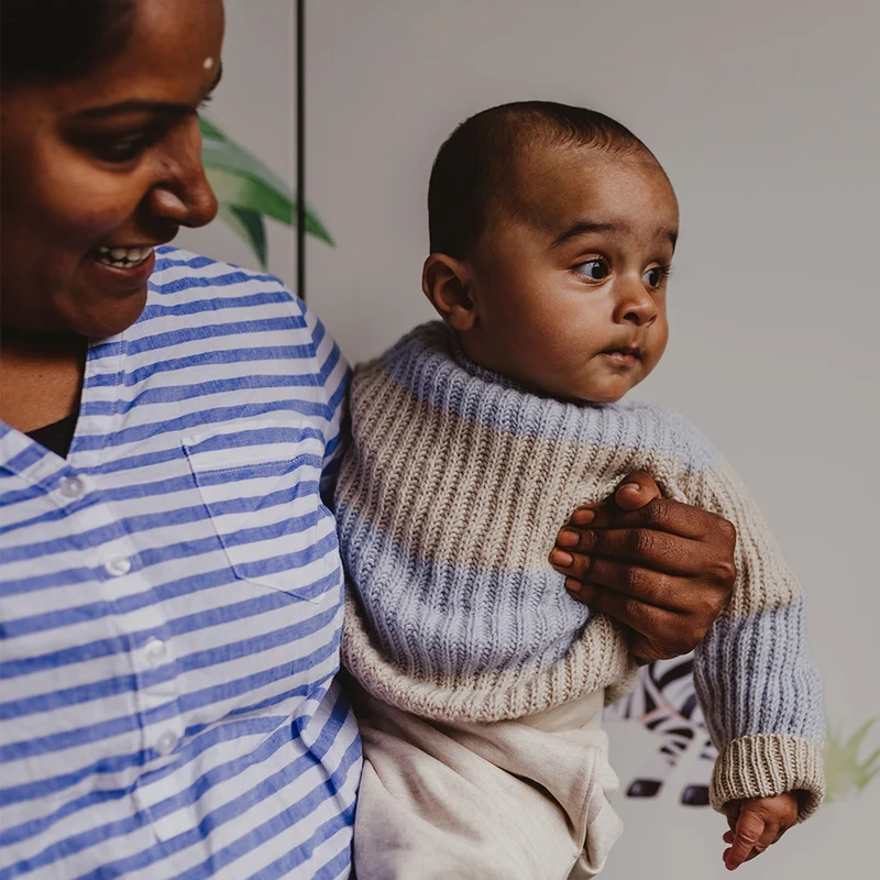 STRICKANLEITUNG | BABY PULLOVER PEPITO