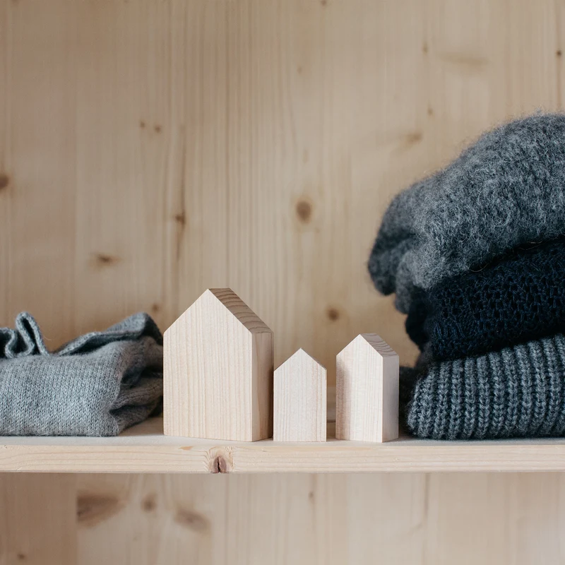Natural cedar wood anti-moth houses
