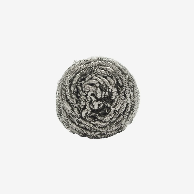 Stainless steel scouring ball
