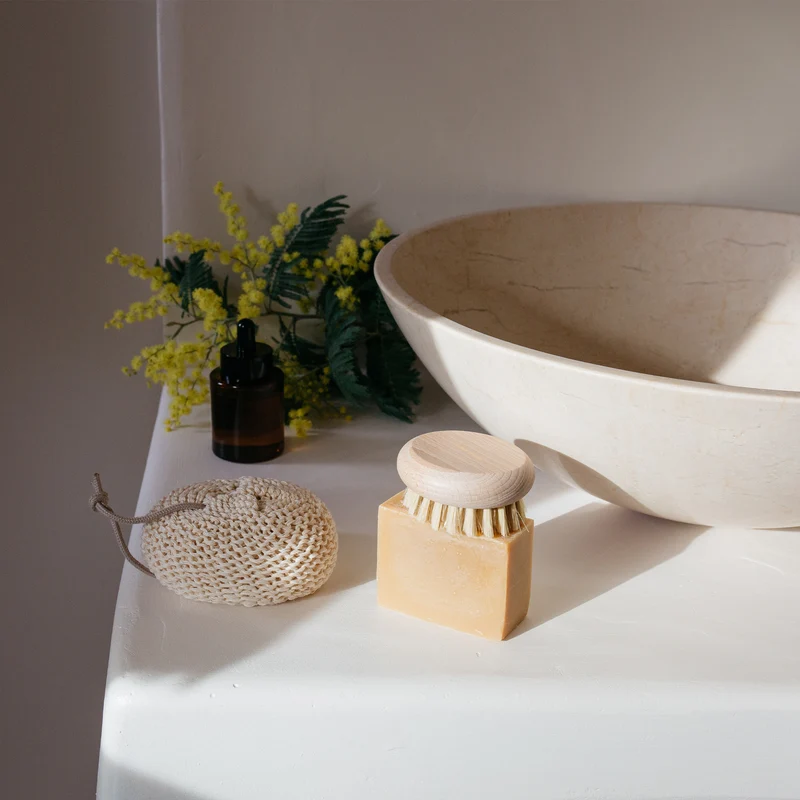 Cotton bath sponge