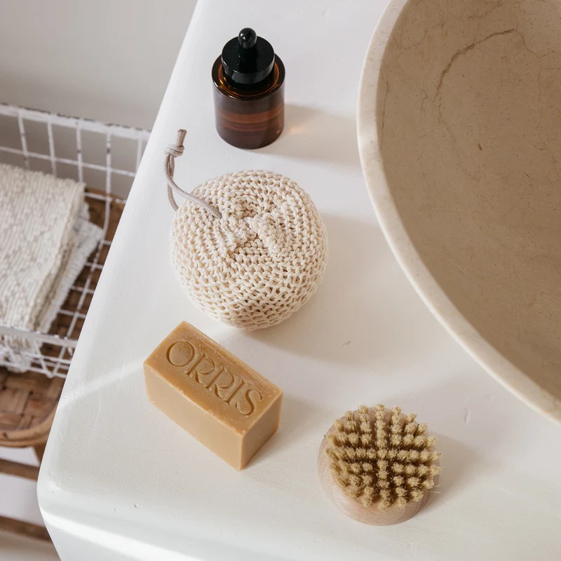 Cotton bath sponge