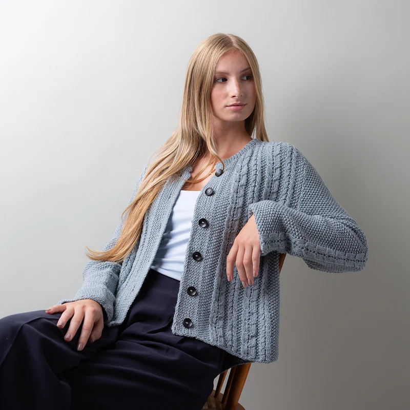 STRICKANLEITUNG | MOSS TWIST CARDIGAN