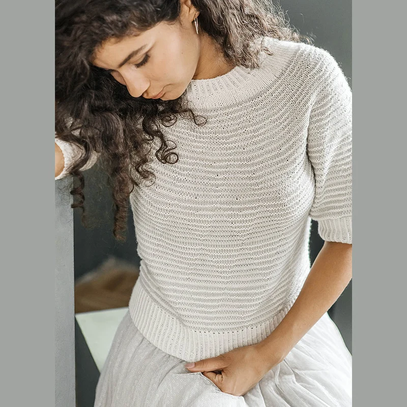 STRICKANLEITUNG | KURZARMPULLOVER ALISEA