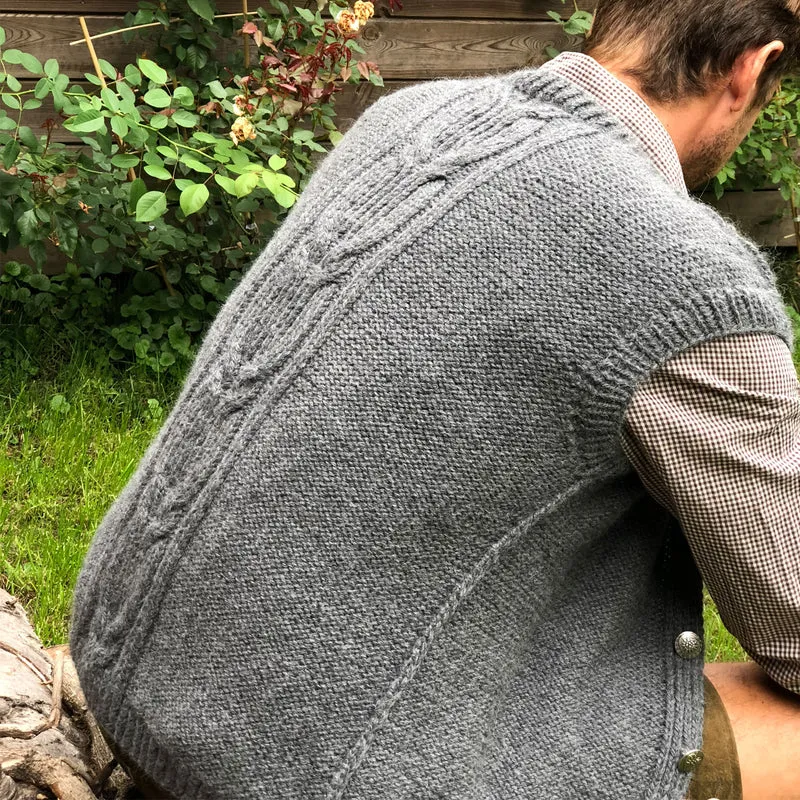 STRICKANLEITUNG | HERRENWESTE MÚNICH
