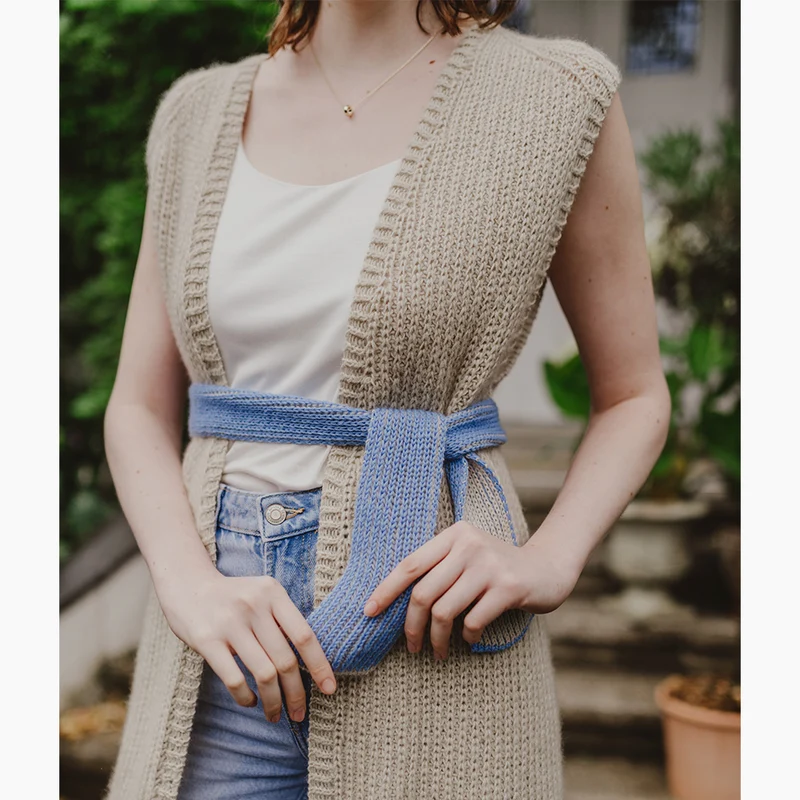 STRICKANLEITUNG | BINDEGÜRTEL LEVKA
