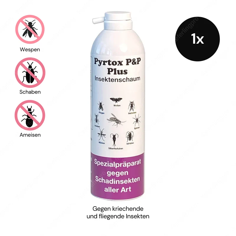 Pyrtox P&P PLUS Insektenschaum - 500 ml Dose