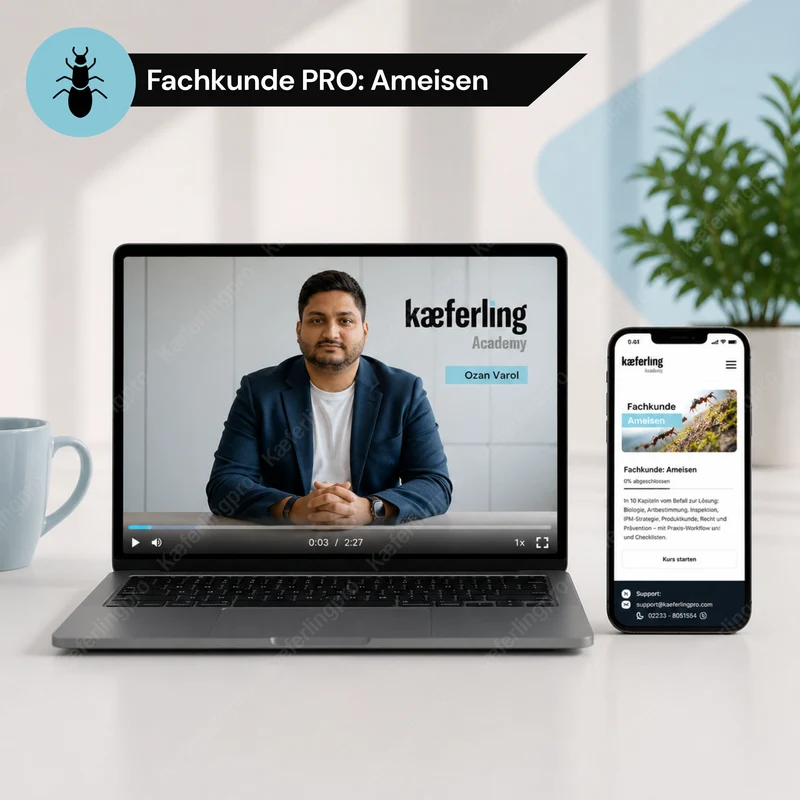 Fachkunde PRO: Ameisen – Online-Schulung mit Zertifikat